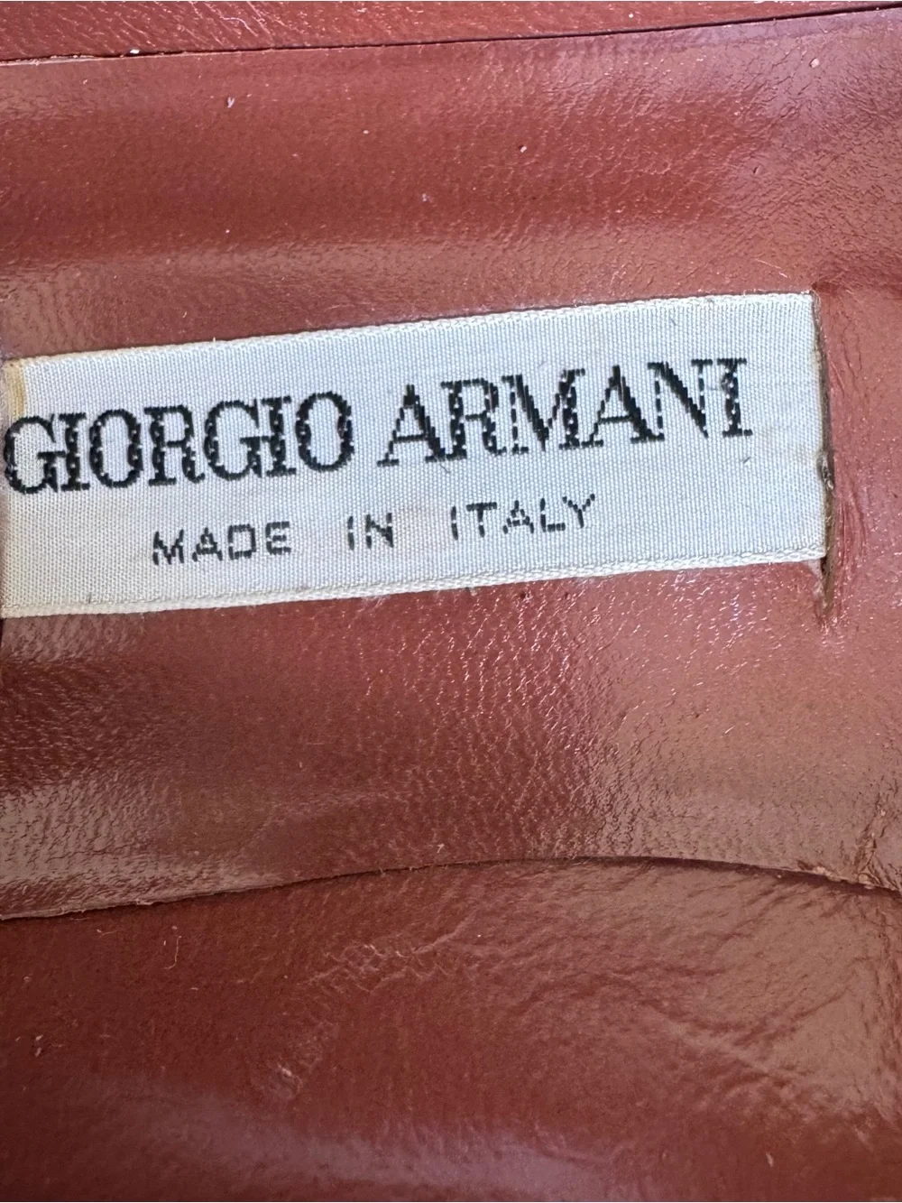 Giorgio Armani Loafers Womens EU 36 US 6 Taupe Suede Leather Flats Made Italy